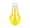 Diseño de bombilla 380ml Botellas de vidrio para beber Envases de bebidas