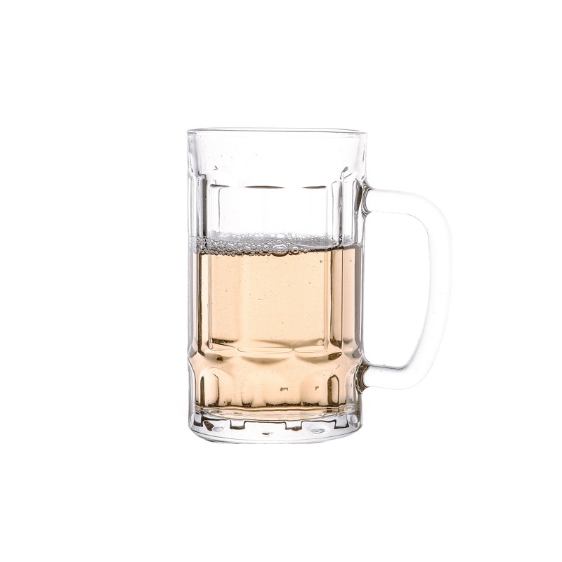 Vasos de refrigeración por congelación Taza Taza de vidrio de café helado de 380 ml