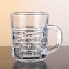 Diseño de patrón Tazas de café de vidrio de 8 oz Tazas de leche de jugo de bebida