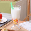 Tazas de cristal de alta calidad durables del jugo de la leche 400ml para el restaurante