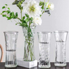 Florero de cristal transparente de decoración casera nórdica de diferentes estilos