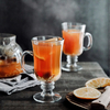 Vaso de helado 230ml Venta caliente Cristal de cristal de café con leche