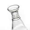 Decoración del hogar del florero de cristal claro de lujo 120ml