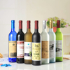 Botellas de vino de cristal de Burdeos de 750 ml con tapas de corcho