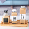 Proveedores de Botellas de vidrio de bebidas no alcohólicas Botellas de leche de vidrio cuadradas 350ml