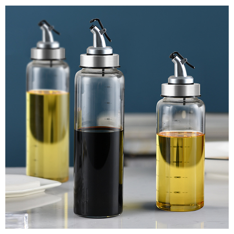 170ml 300ml 500ml Botellas de aceite de cocina de borosilicato Envasado de aceite de vidrio