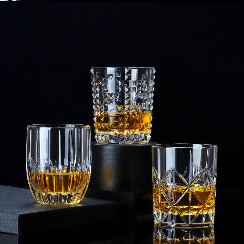 Copas de licor de cristal de 300 ml de lujo de nuevo diseño