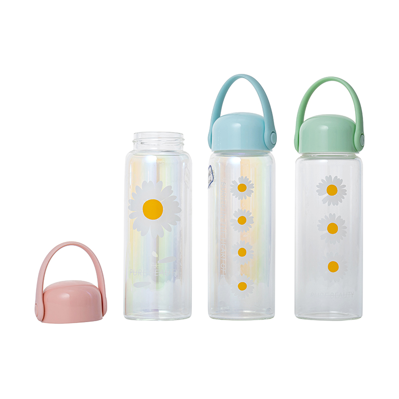 Botellas de agua portátiles de la fábrica de KDG con mango de gorras