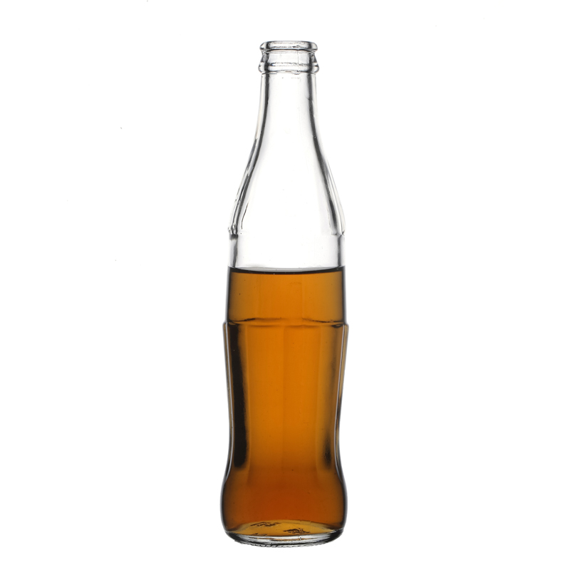 Los refrescos de vidrio de 370 ml embotellan el empaquetado del vidrio de la soda de la cola con el logotipo personalizado