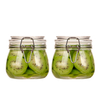 Utensilios de cocina de vidrio 450ml 750ml Frascos de vidrio para acondicionamiento de alimentos con tapa de sellado